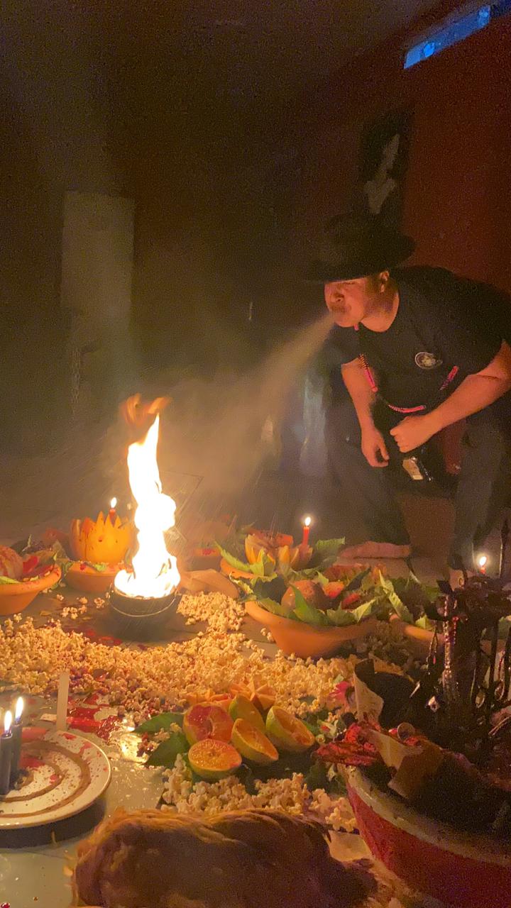 Trabalho com fogo ritualístico
